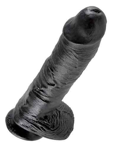 King Cock 10-Inch Cock With Balls - Black PD5509-23