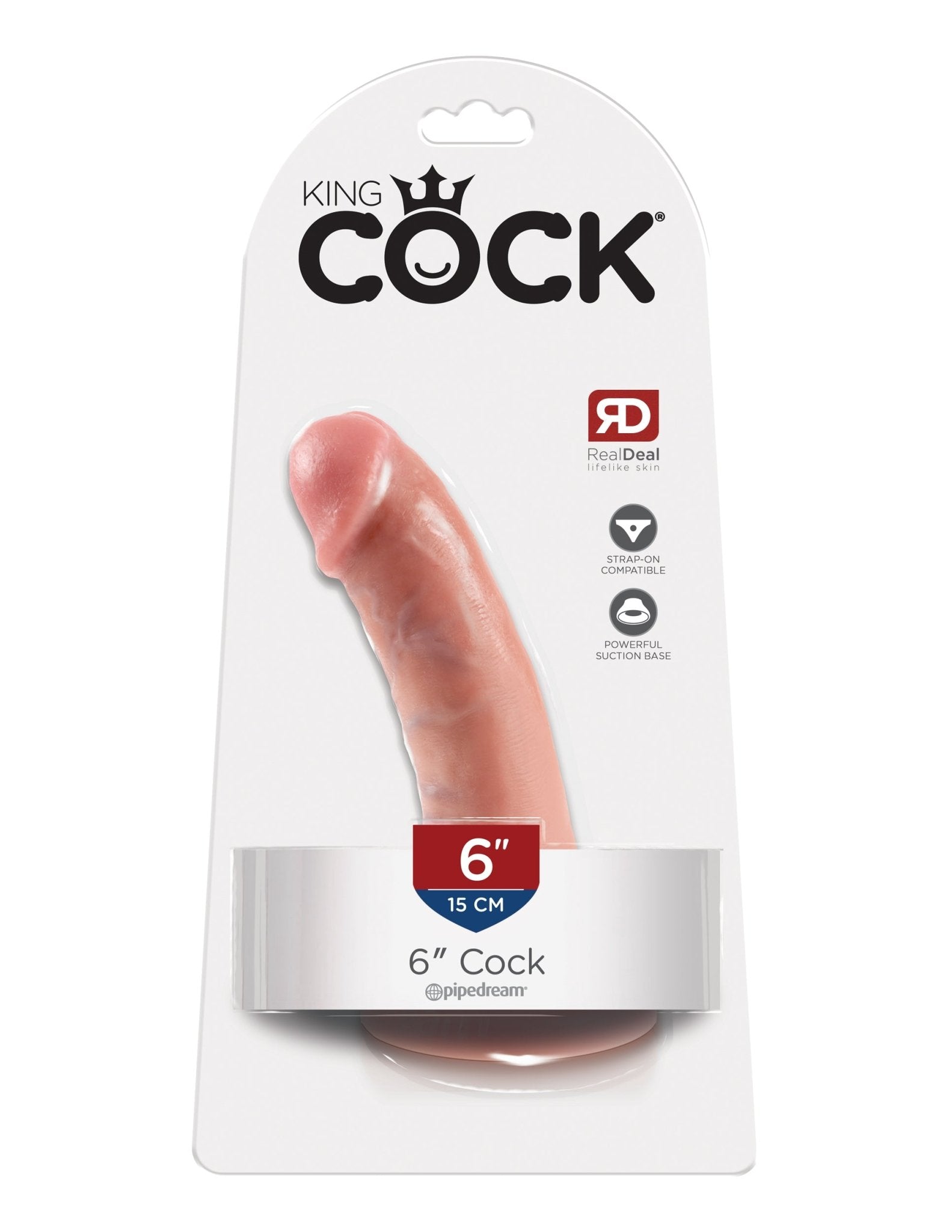 King Cock 6-Inch Cock - Flesh PD5501-21