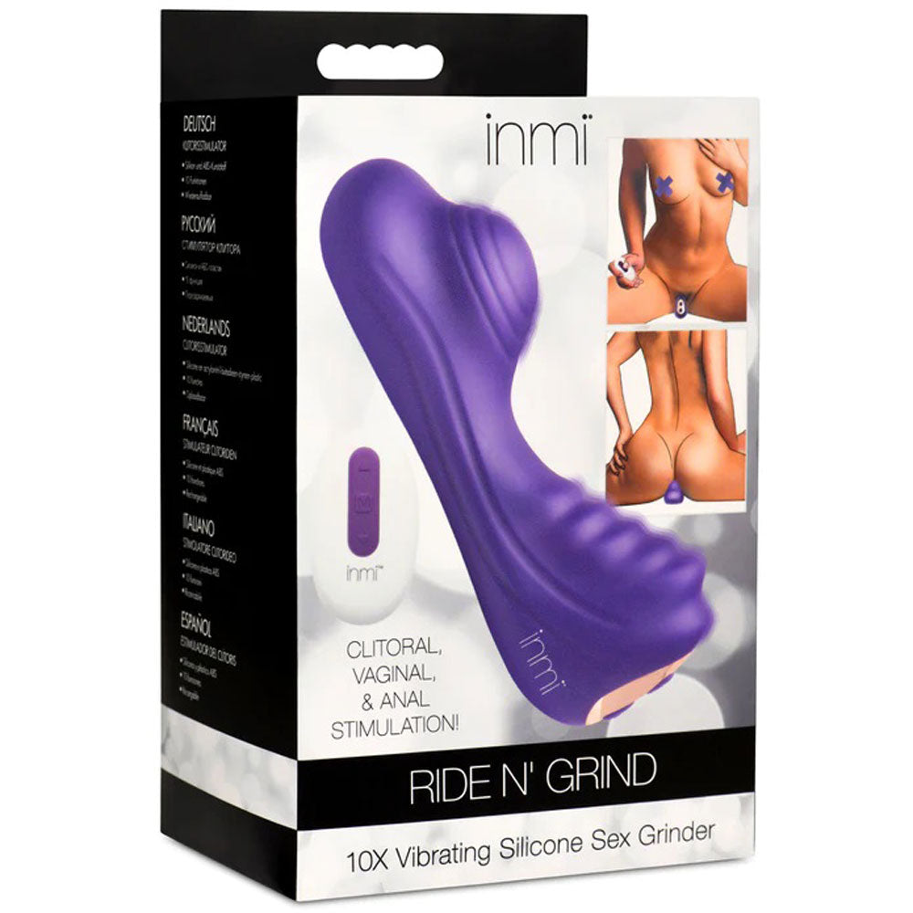 Vibrating Silicone Grinder - Purple INM-AH145