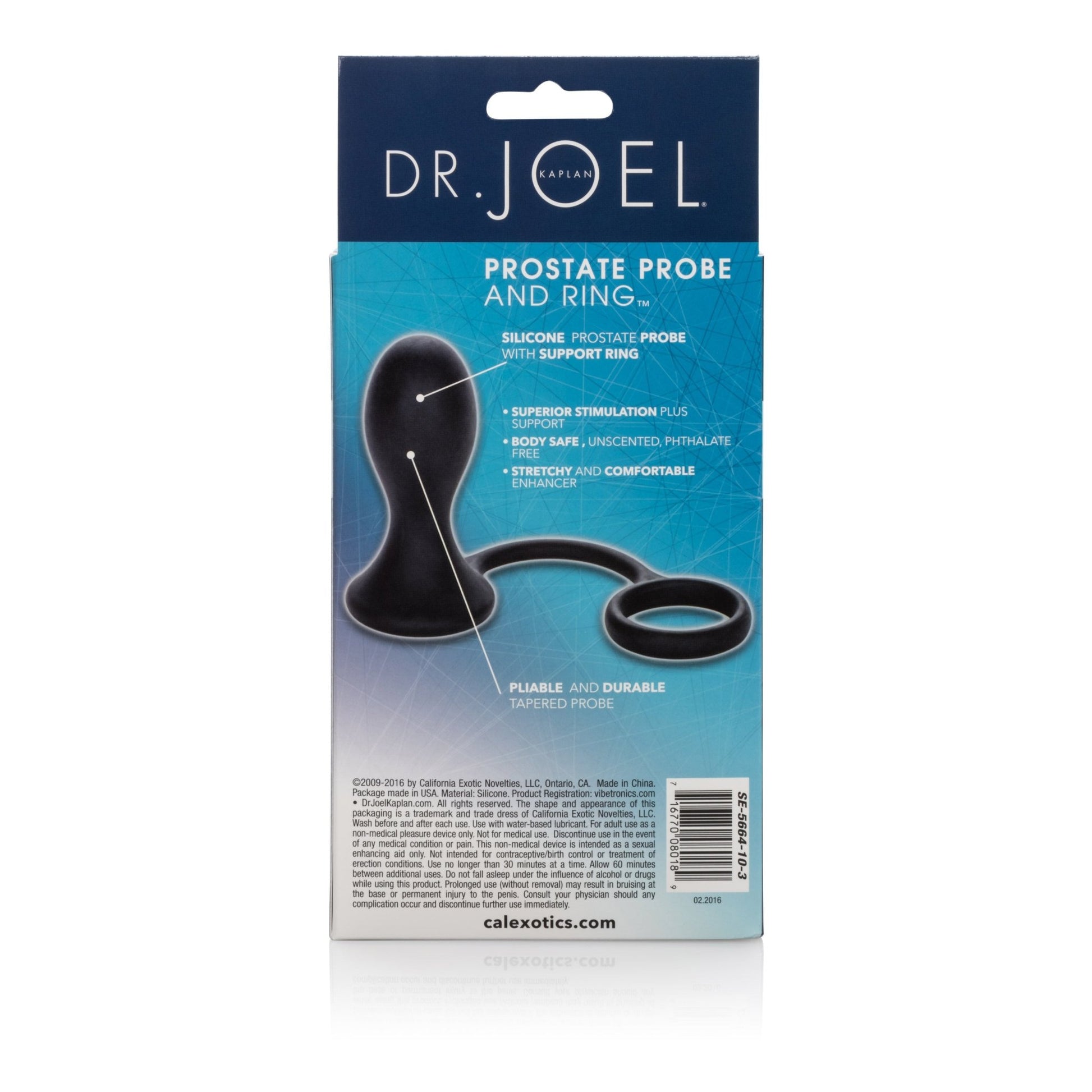 Dr. Joel Kaplan Prostate Probe and Ring - Black SE5664103