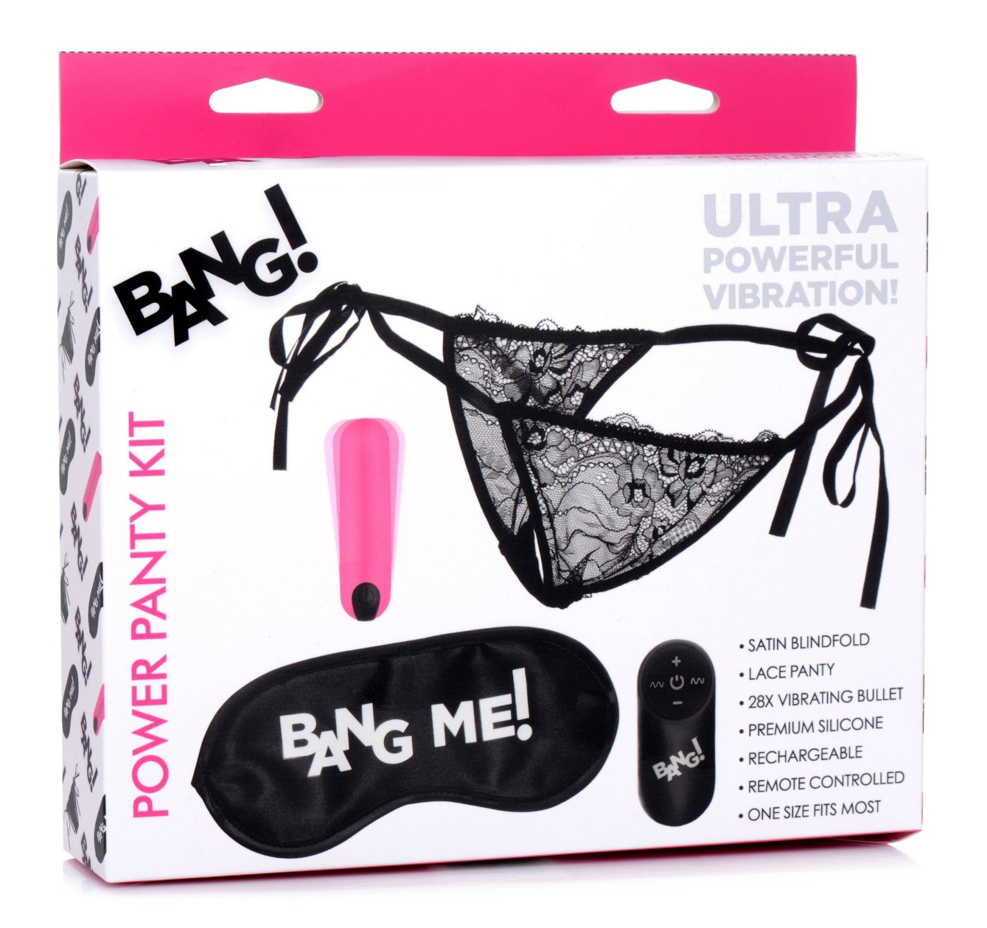 Bang Power Panty Kit - Pink BNG-AG579