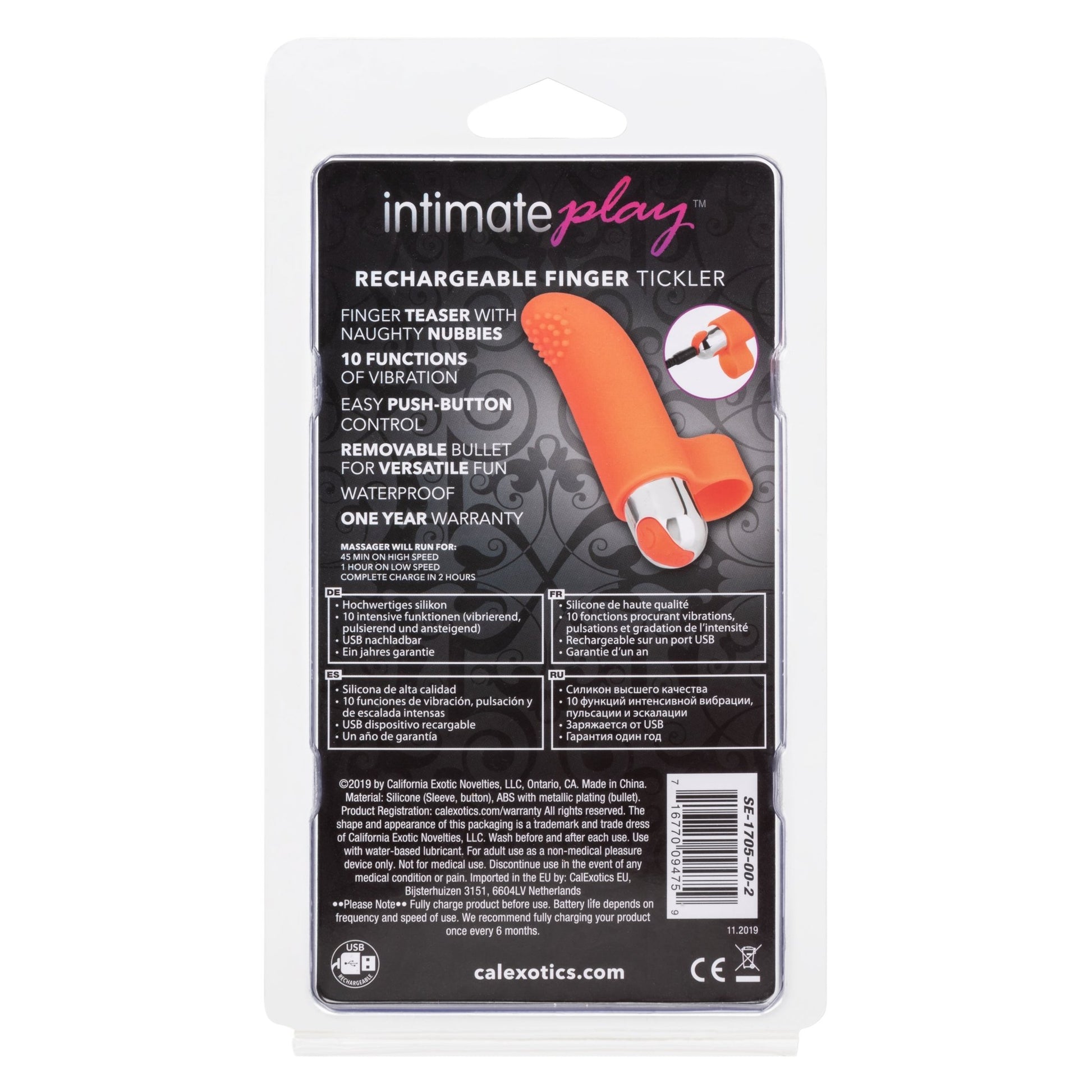 Intimate Play Rechargeable Finger Tickler SE1705002