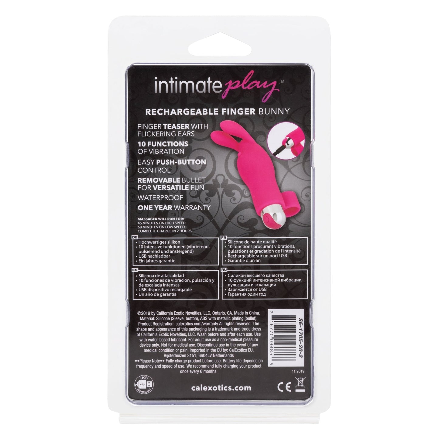 Intimate Play Rechargeable Finger Bunny SE1705202