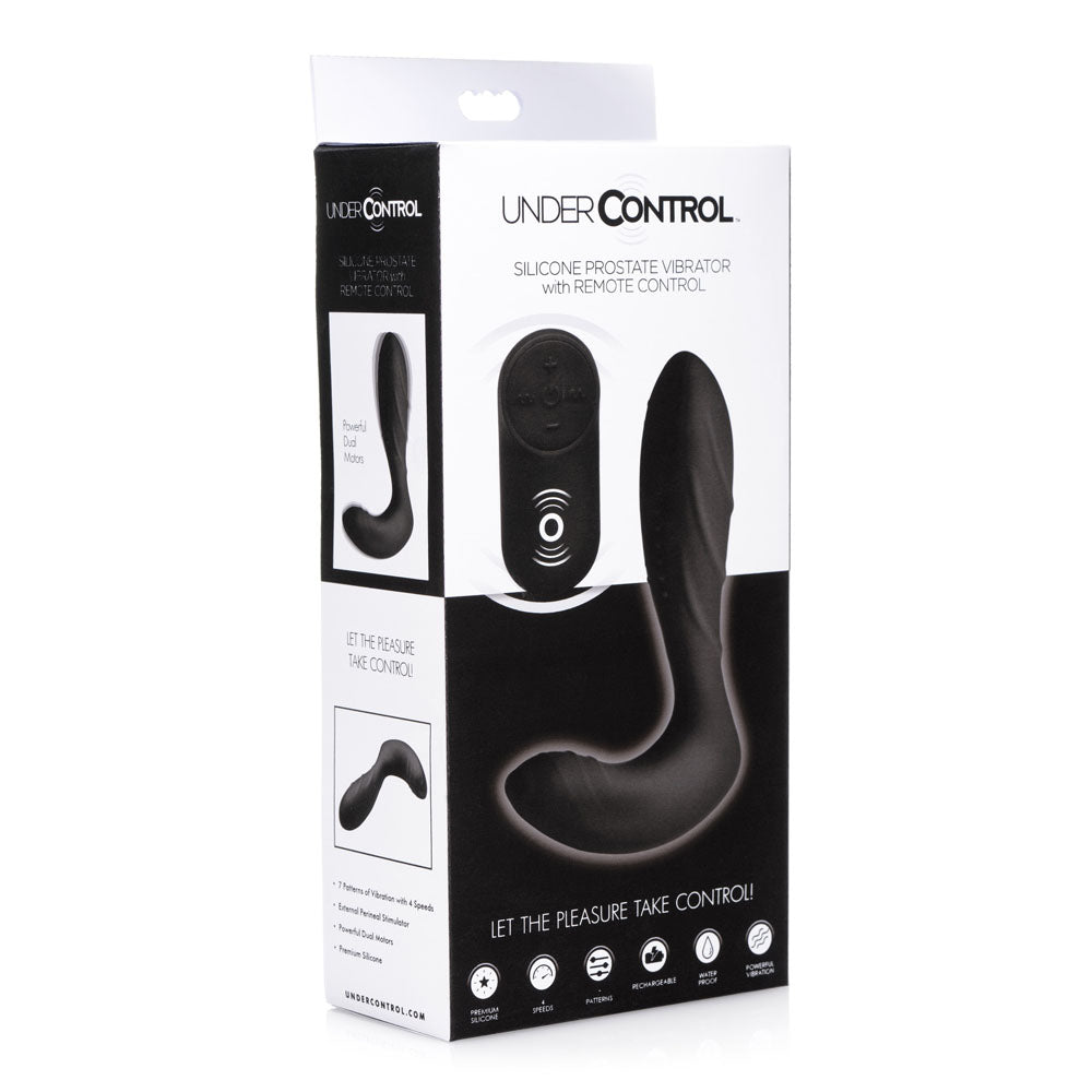 Silicone Prostate Vibrator With Remote Control UC-AF872