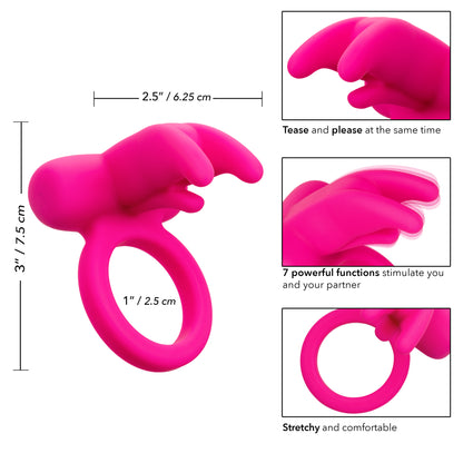 Silicone Rechargeable Triple Clit Flicker SE1841203