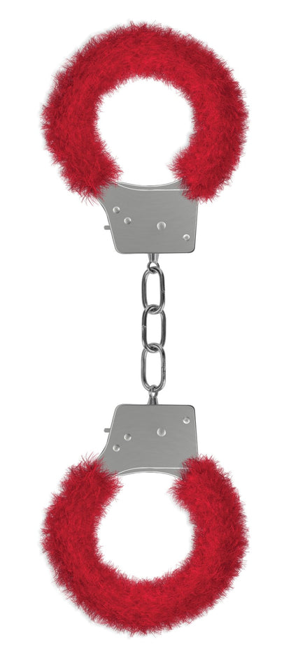 Beginner's Furry Handcuffs - Red OU-OU002RED