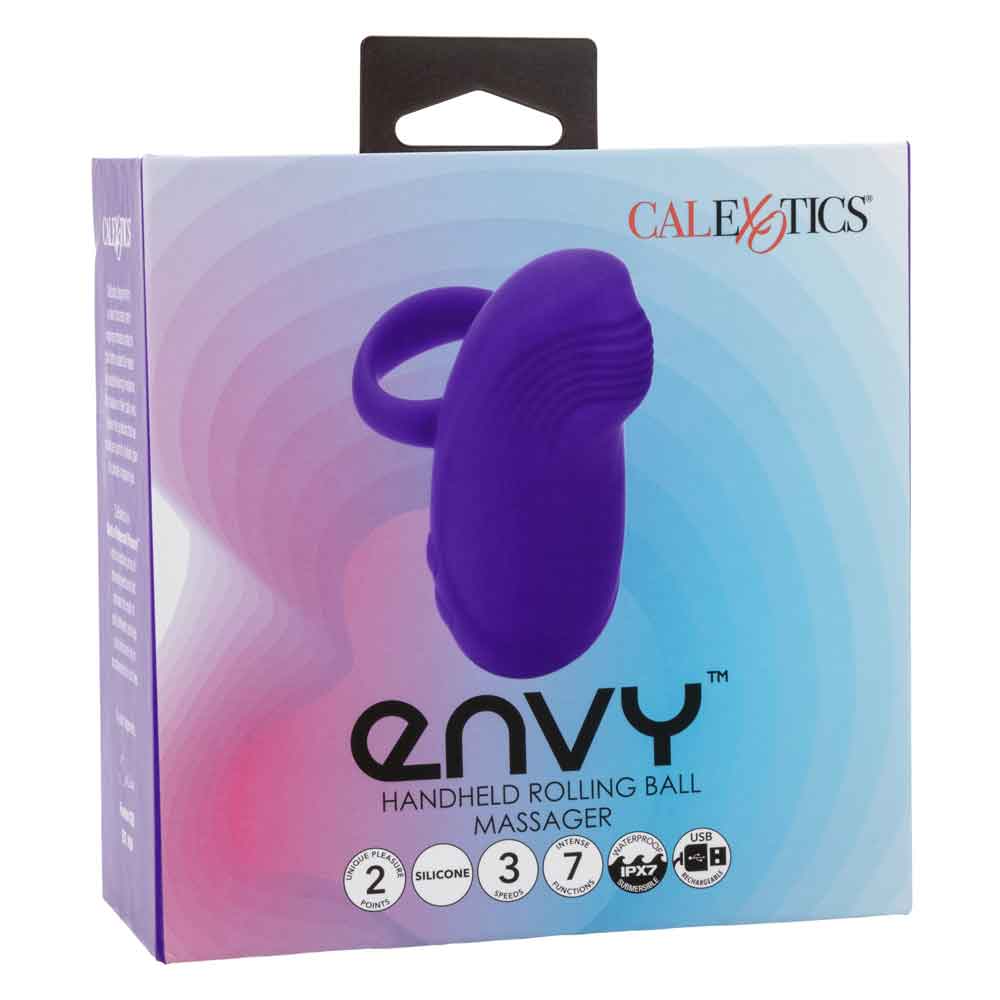 Envy Handheld Rolling Ball Massager - Purple SE0012053