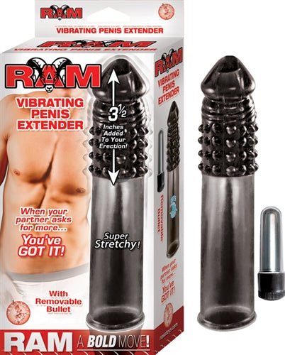 Ram Vibrating Penis Extender - Smoke NW2467-2