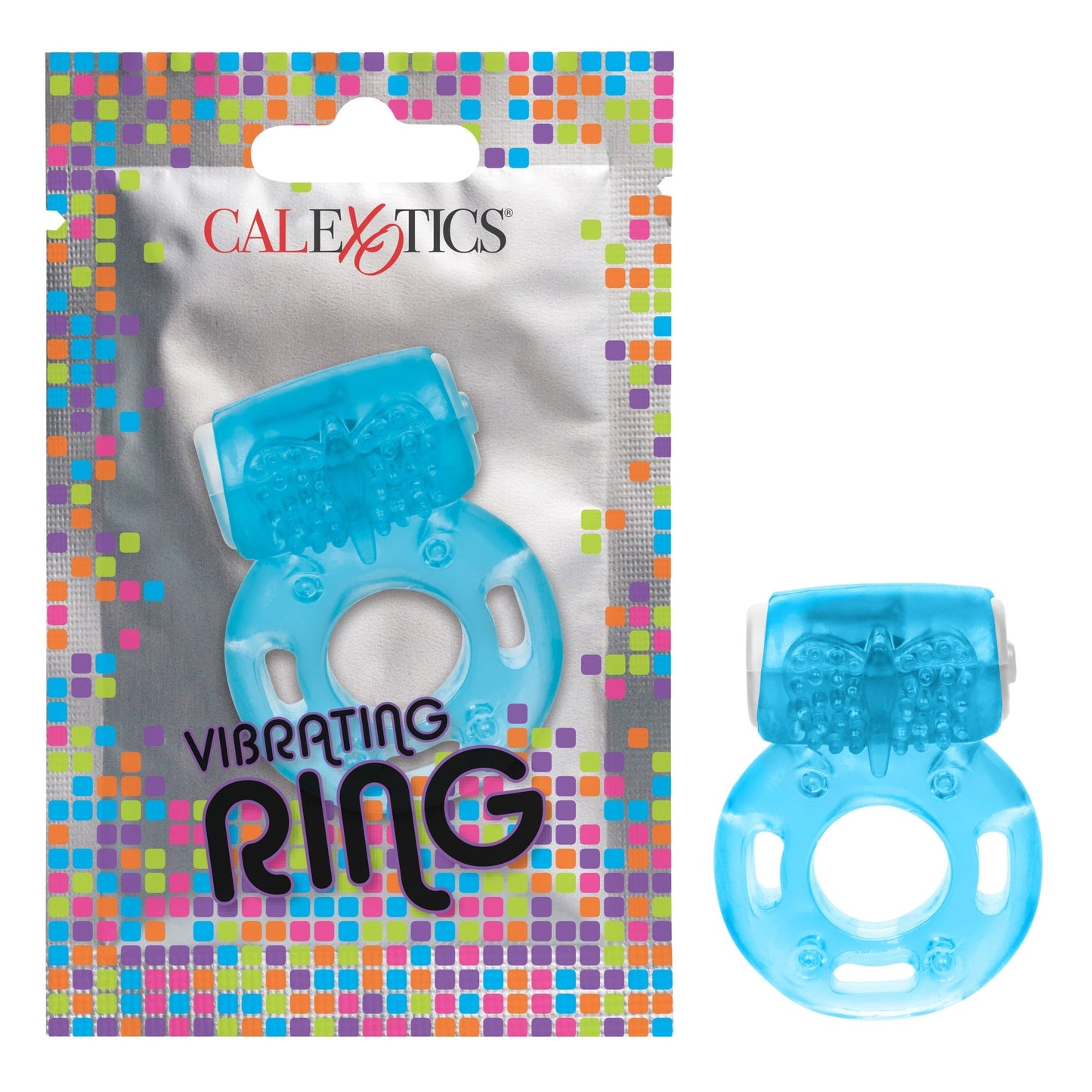 Foil Pack Vibrating Ring - Blue SE8000451