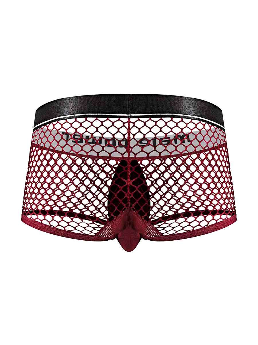 Cock Pit Net Mini Cock Ring Short - Small - Burgundy MP-120260BNSL