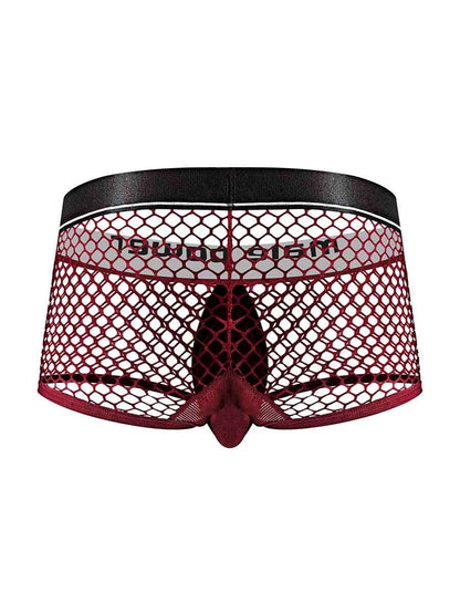 Cock Pit Net Mini Cock Ring Short - Small - Burgundy MP-120260BNSL