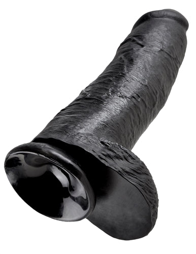 King Cock 12 Inch Cock With Balls - Black PD5511-23