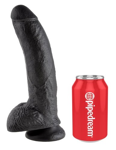 King Cock 9-Inch Cock With Balls - Black PD5508-23