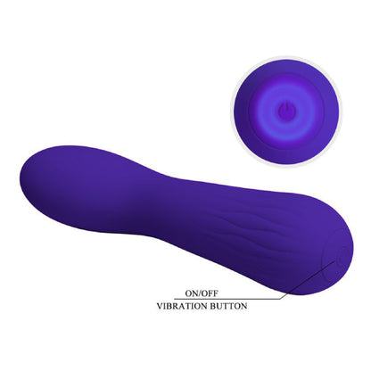 Faun Rechargeable Vibrator - Purple BI-014724-3