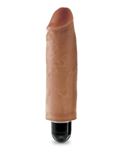 King Cock 6 Inch Vibrating Stiffy - Tan PD5521-22