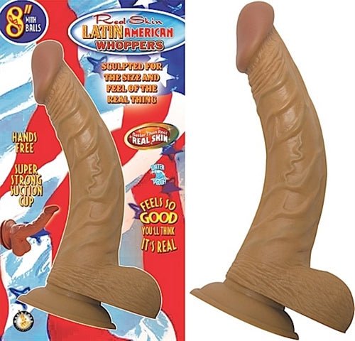 Latin American Whoppers 8in With Balls-Latin NW2307