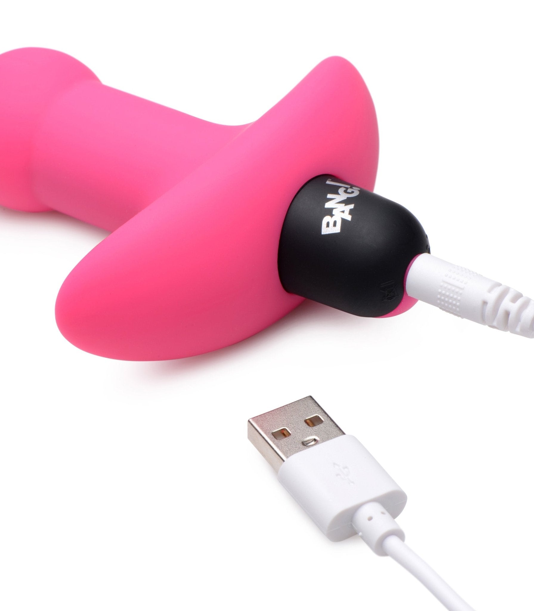 Bang - Vibrating Silicone Anal Beads and Remote Control - Pink BNG-AG614-PNK