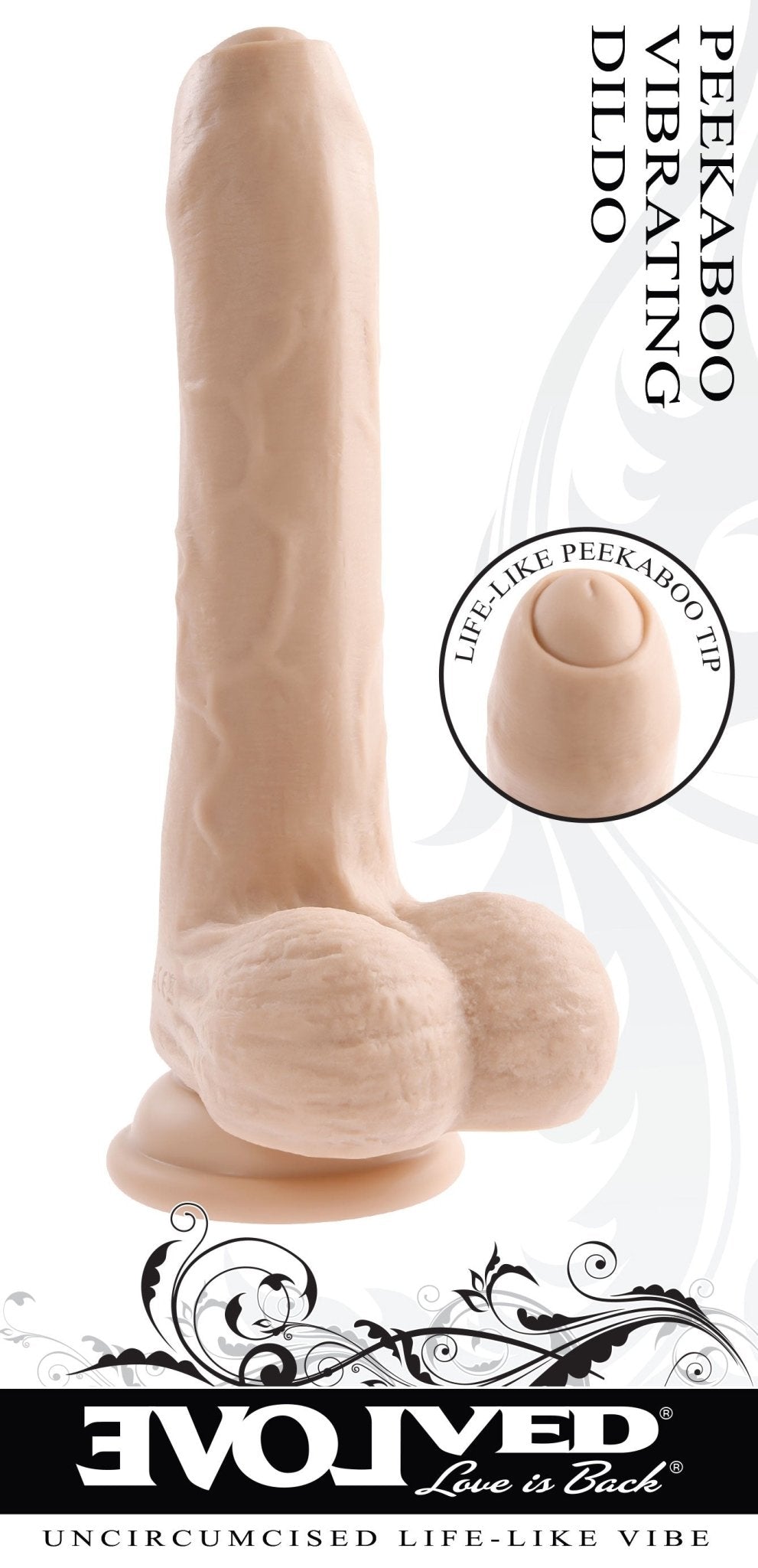 Peek a Boo Vibrating Dildo - Light EN-RD-2772-2