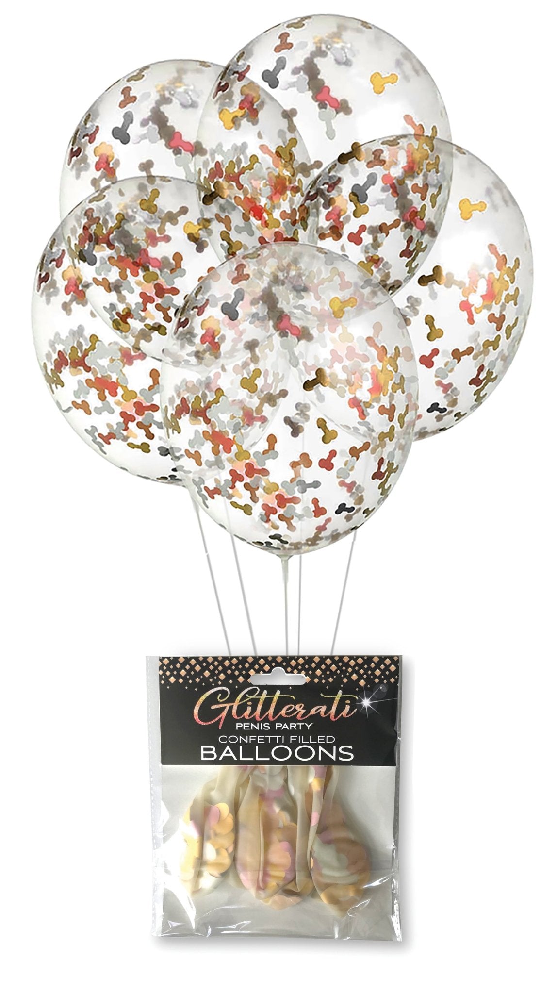 Glitterati Penis Party Confetti Balloon CP-1032