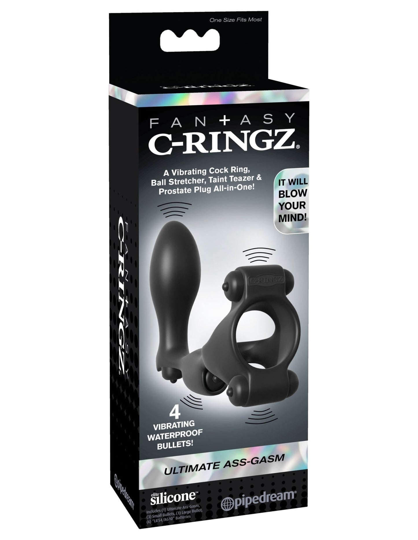 Fantasy C-Ringz Ultimate Ass Gasm - Black PD5932-23