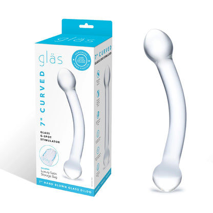 7 Inch Curved Glass G-Spot Stimulator GLAS-138