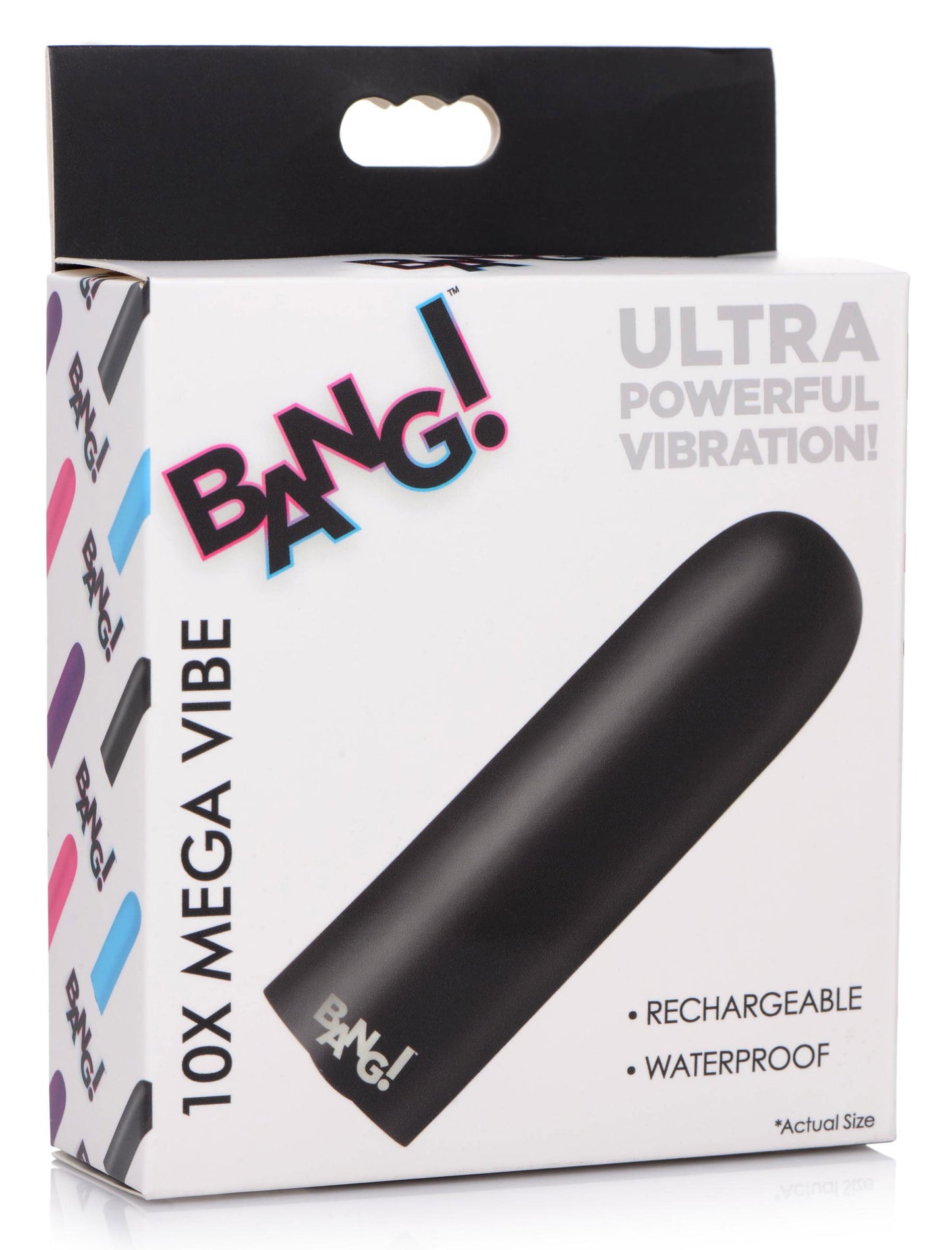 10x Mega Vibrator - Black BNG-AG749-BLK