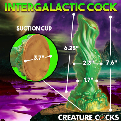 Nebula Alien Silicone Dildo - Green CC-AH268