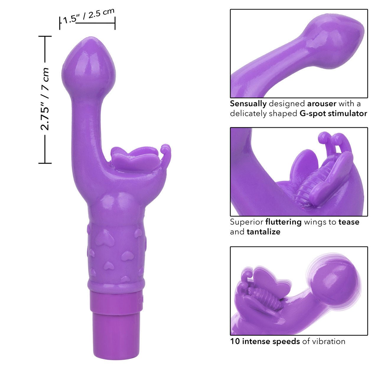 Rechargeable Butterfly Kiss - Purple SE0782572