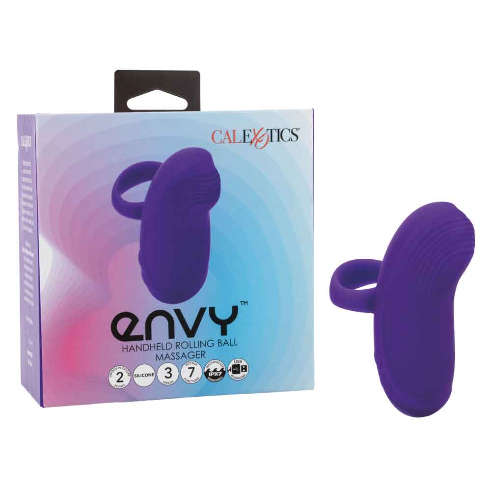 Envy Handheld Rolling Ball Massager - Purple SE0012053