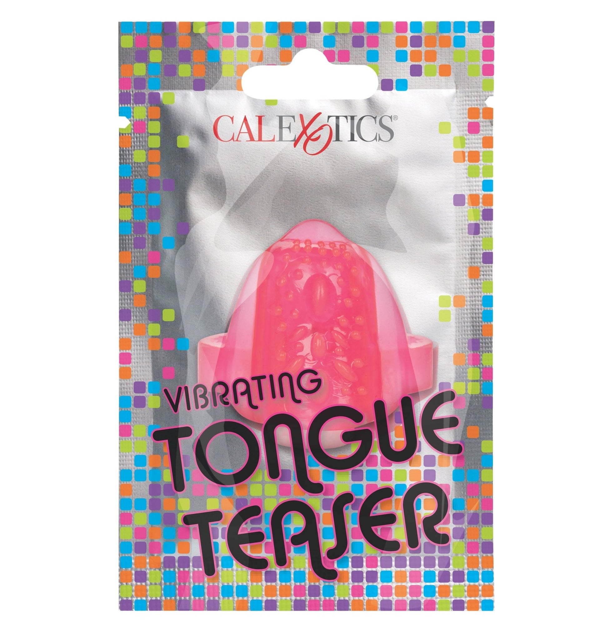 Foil Pack Vibrating Tongue Teaser - Pink SE8000901