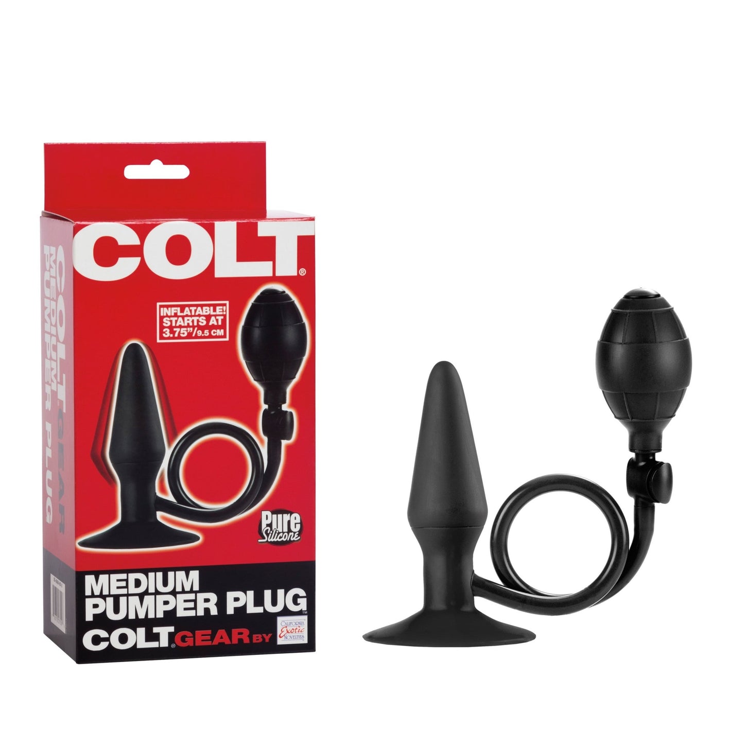 Colt Medium Pumper Plug - Black SE6868053