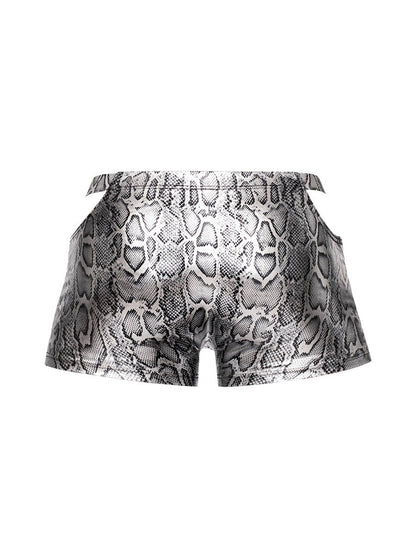 s'naked Pouch Short - X-Large - Silver/black MP-153282SKXL