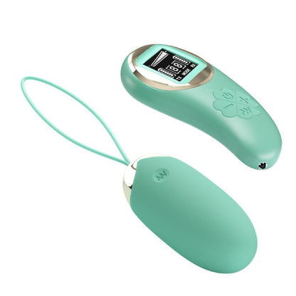 Mina Vibrating Remote Control Egg - Turquoise BI-014362WLED1