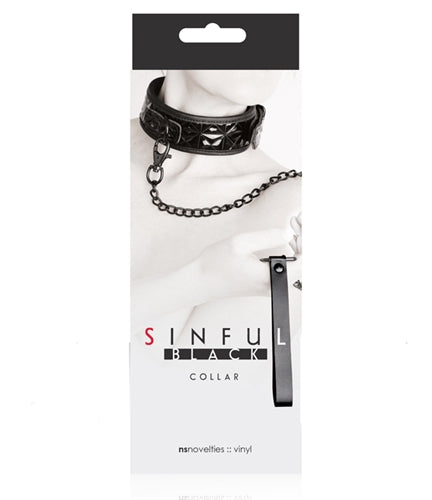 Sinful Collar - Black NSN1222-13