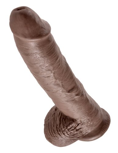 King Cock 10-Inch Cock With Balls - Brown PD5509-29