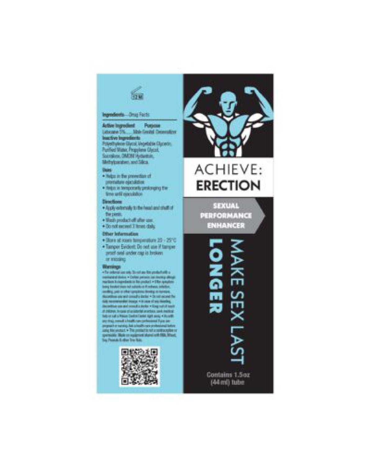 Achieve Erection - Sexual Performance Enhancer 1.5 Oz LG-BT1101