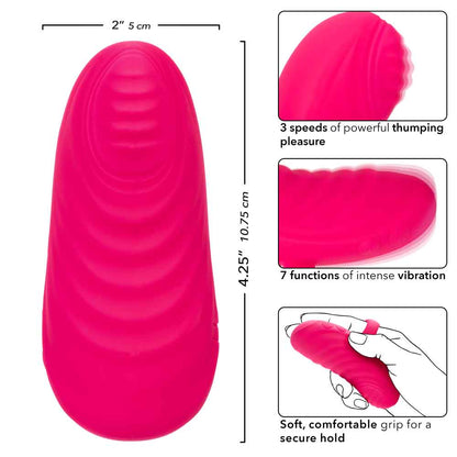 Envy Handheld Thumping Massager - Pink SE0012103