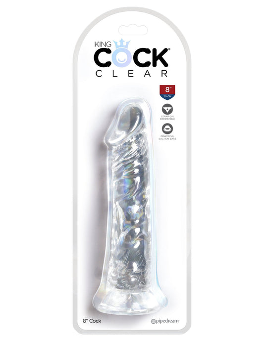 King Cock Clear 8 Inch Cock PD5757-20