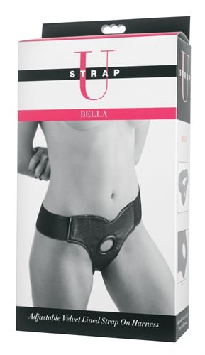 Bella Adjustable Velvet Lined Strap-on Harness SU-AD928