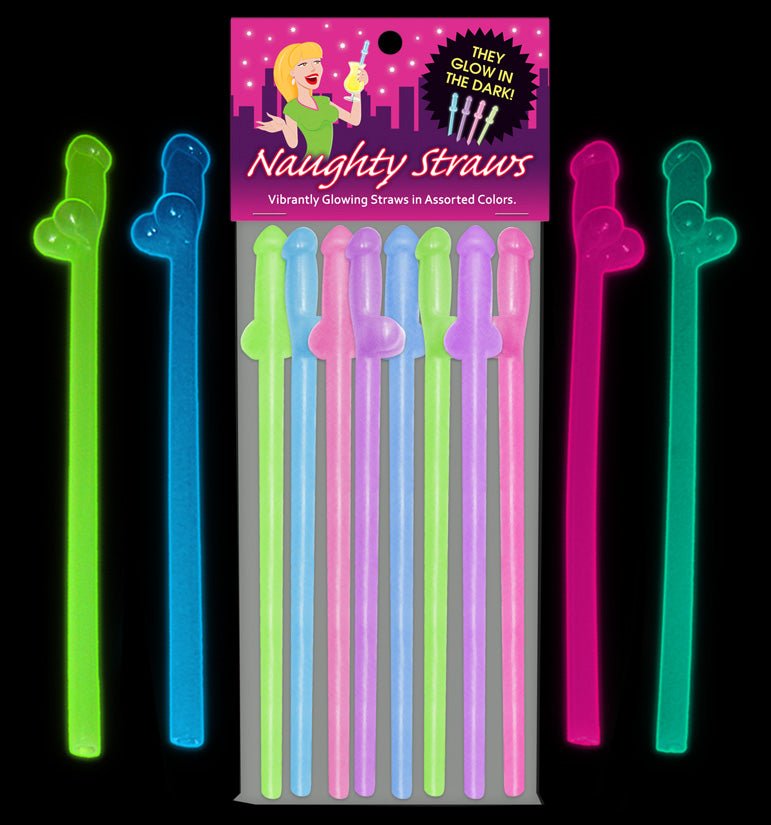 Glow-in-the-Dark Naughty Straws KG-NVS97