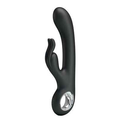 Pretty Love Carina 7 Function Rabbit Syle Vibrator - Black BI-014480-2