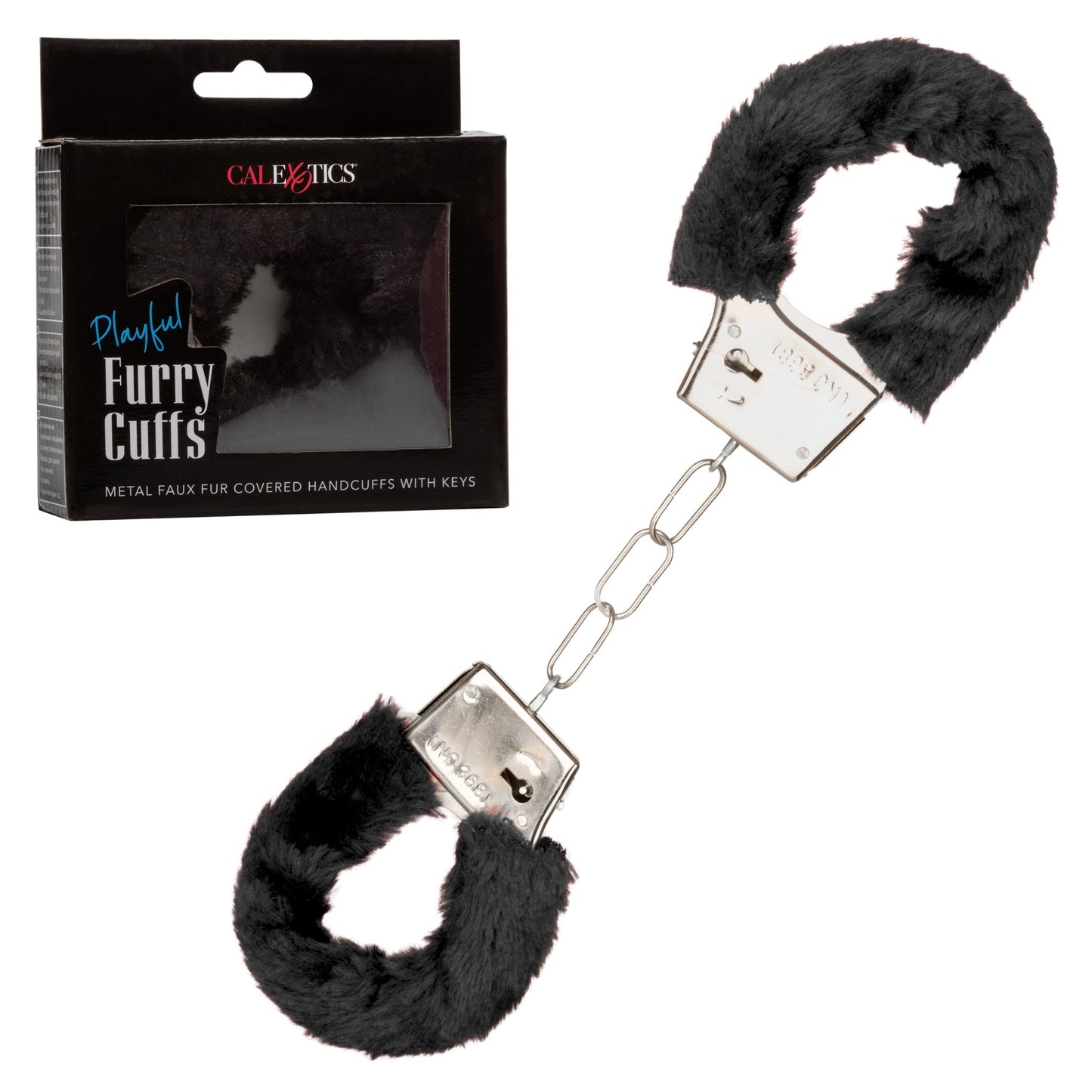 Playful Furry Cuffs - Black SE2651303