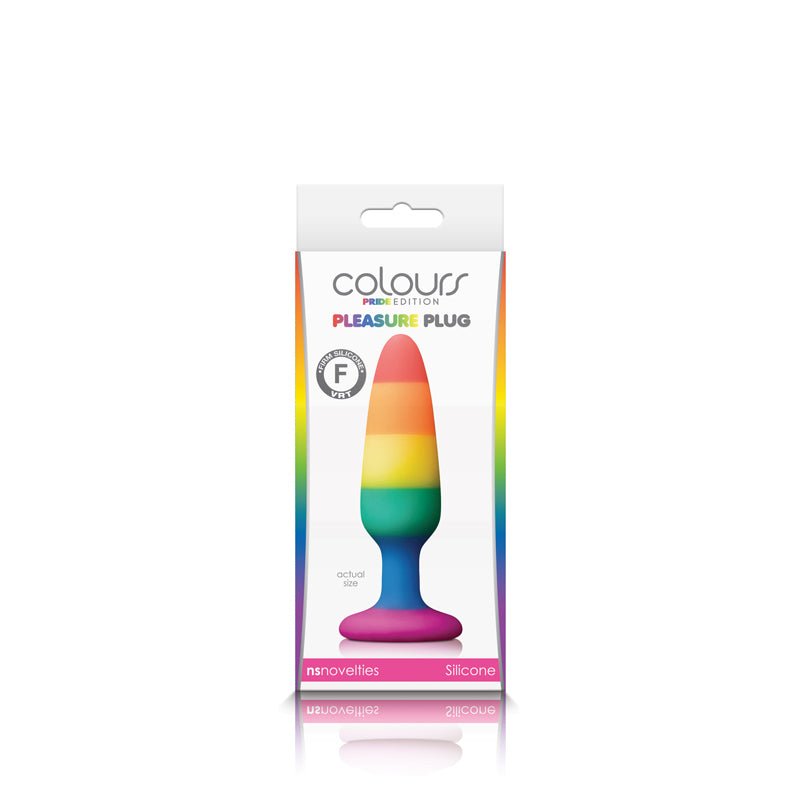 Colours - Pride Edition - Pleasure Plug - Medium - Rainbow NSN0408-53