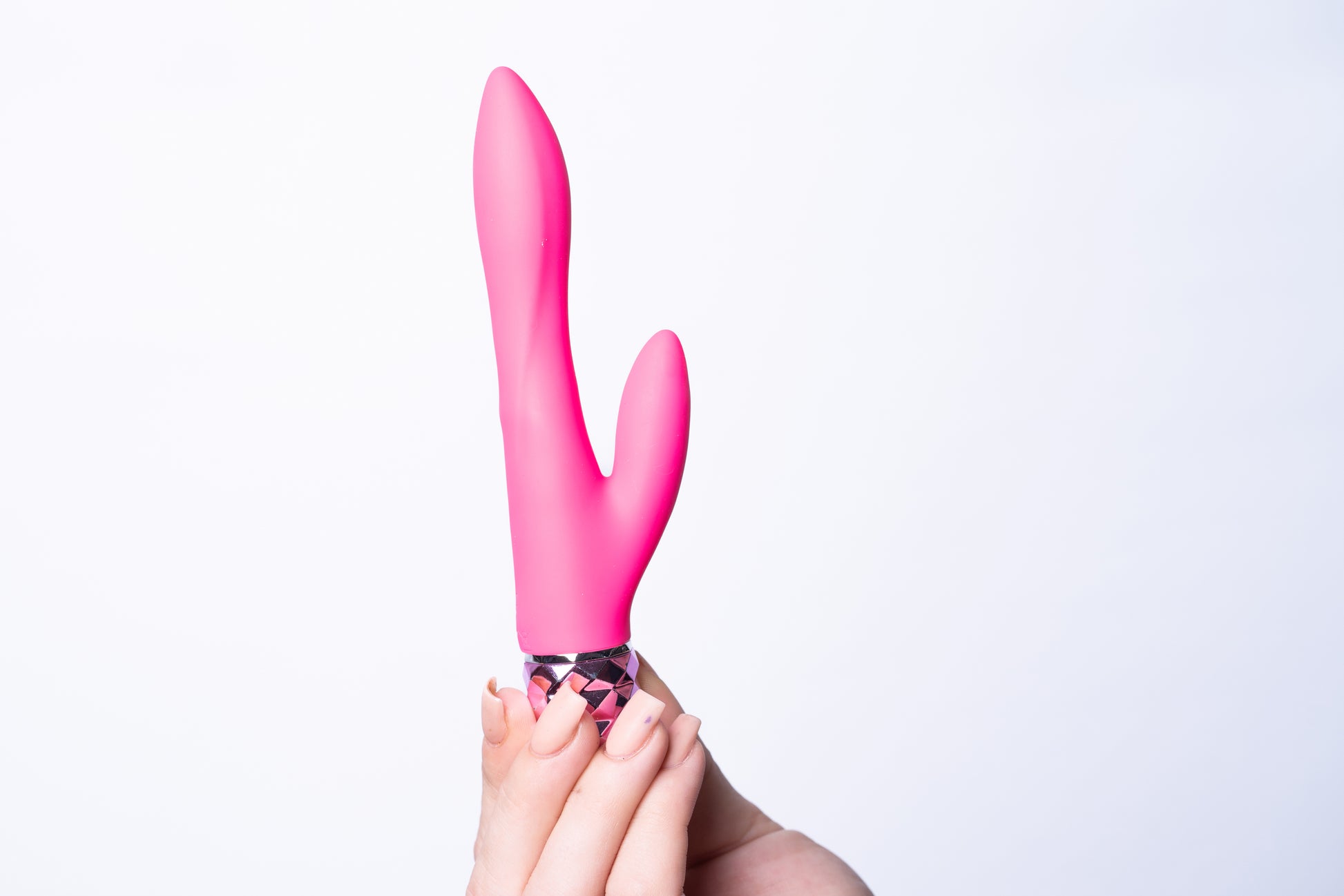 Victoria Crystal Gem Dual Vibrator - Pink MTMA1606-P1