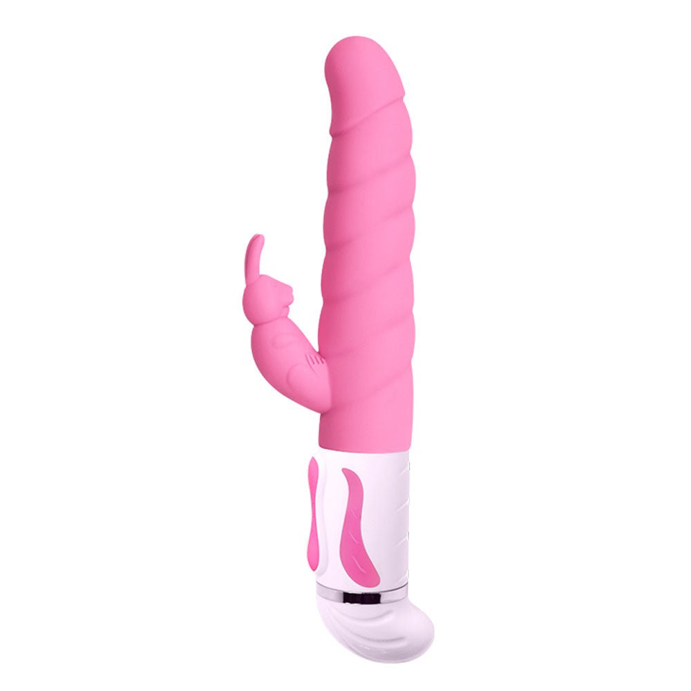 Pretty Love Steven 12 Function Rabbit Style Vibrator - Pink BW-063005