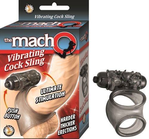 Macho Vibrating Cock Sling - Black NW2596-2