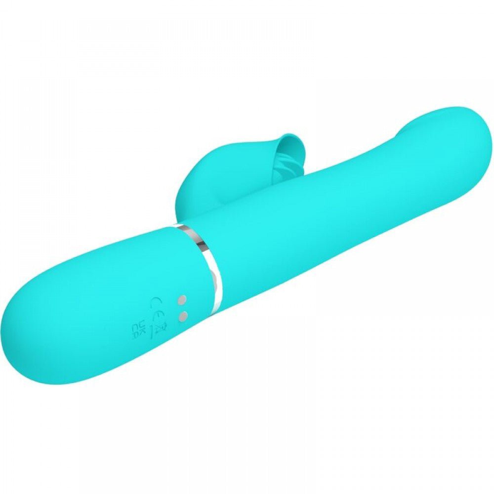 Falin Rabbit Vibrator Pearls - Turquoise BW-500012-1