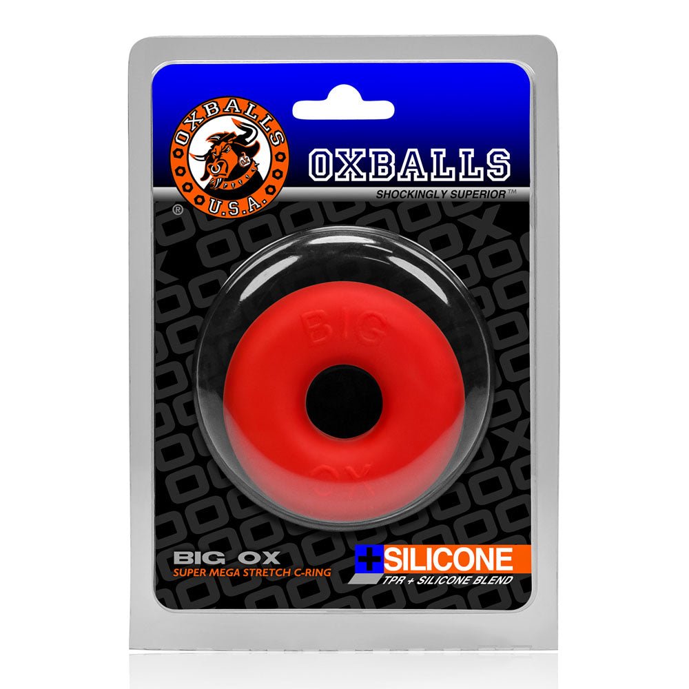 Oxballs Big Ox Cockring - Red OX-S3022-RED