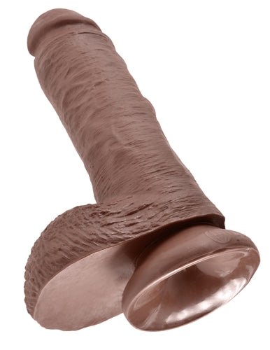 King Cock 8-Inch Cock With Balls - Brown PD5507-29