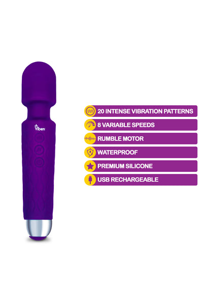 Tempest - Intense Wand Massager - Violet VB-66104